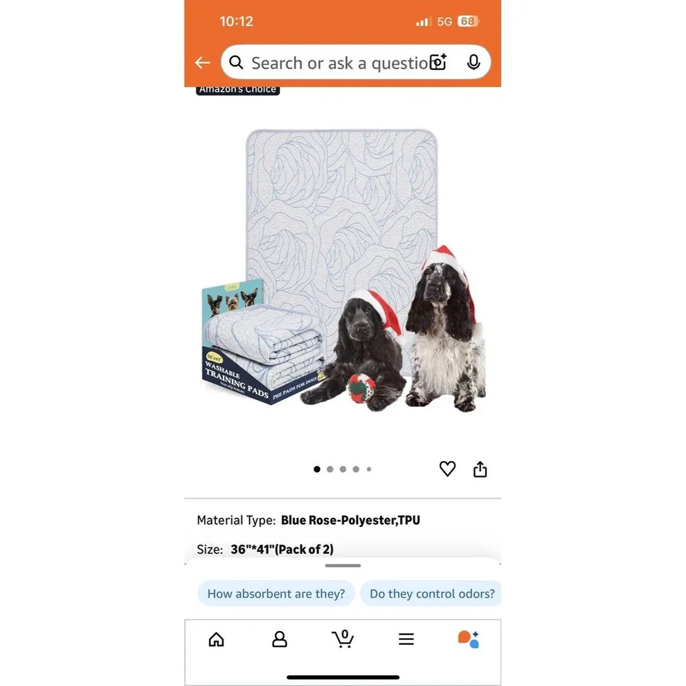 Washable Puppy Pads 36x41